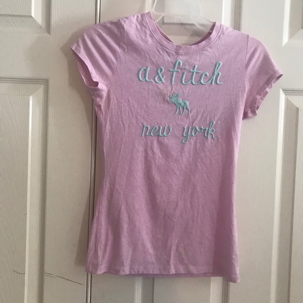 2 Abercrombie kids girl tees 2 Hollister girl tee